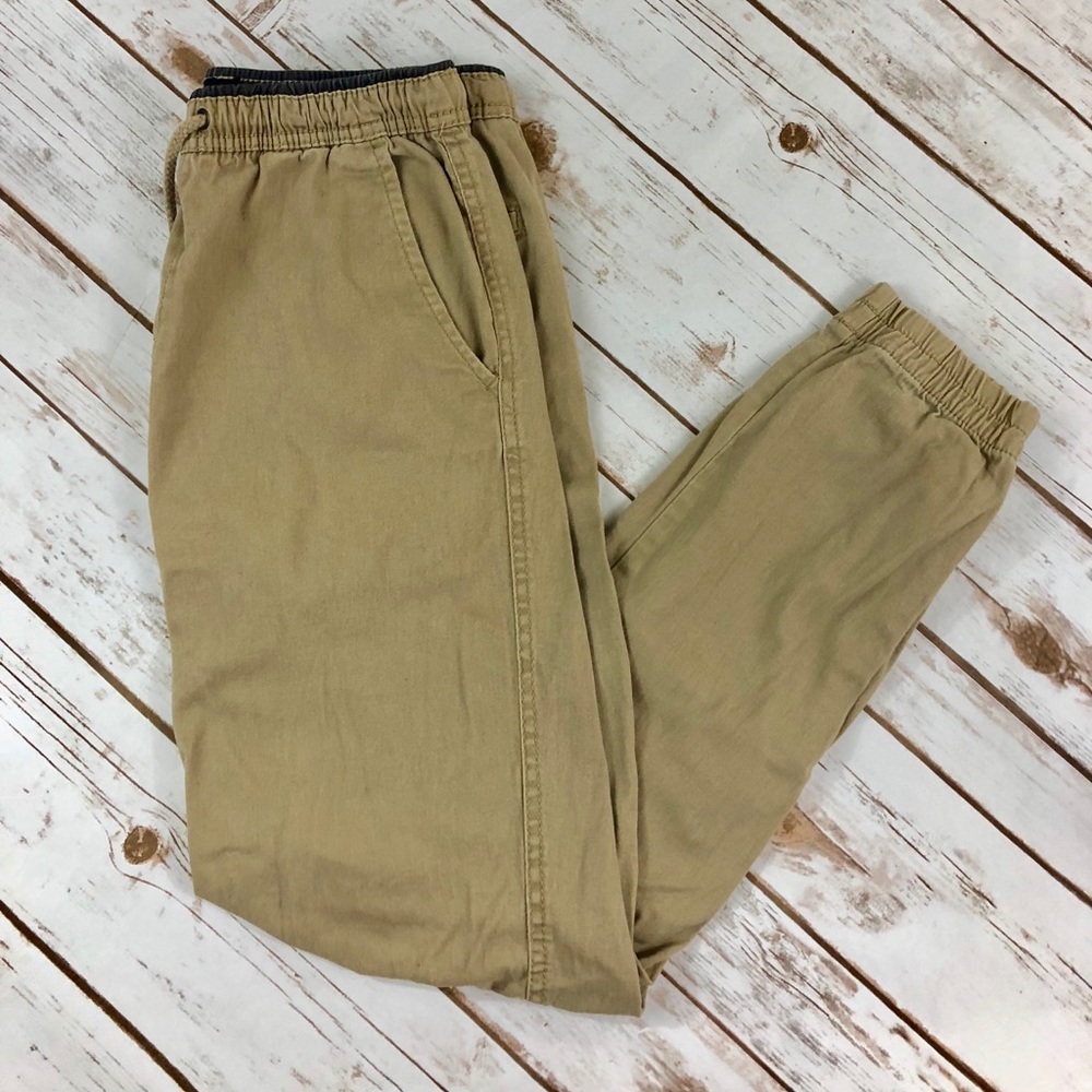Khaki Plugg Joggers